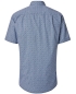 Preview: REDMOND Kurzarmhemd blau Schägkaro Print Casual Comfort Fit